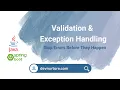 Validation Exception Handling in Spring Boot Best Practices Tutorial