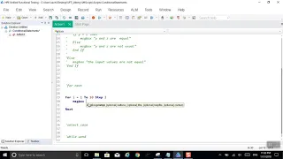 VbScript For Loop