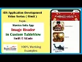 How to Add Image Header in Custom TableView with TableHeaderView Property in Swift 5 XCode Hindi