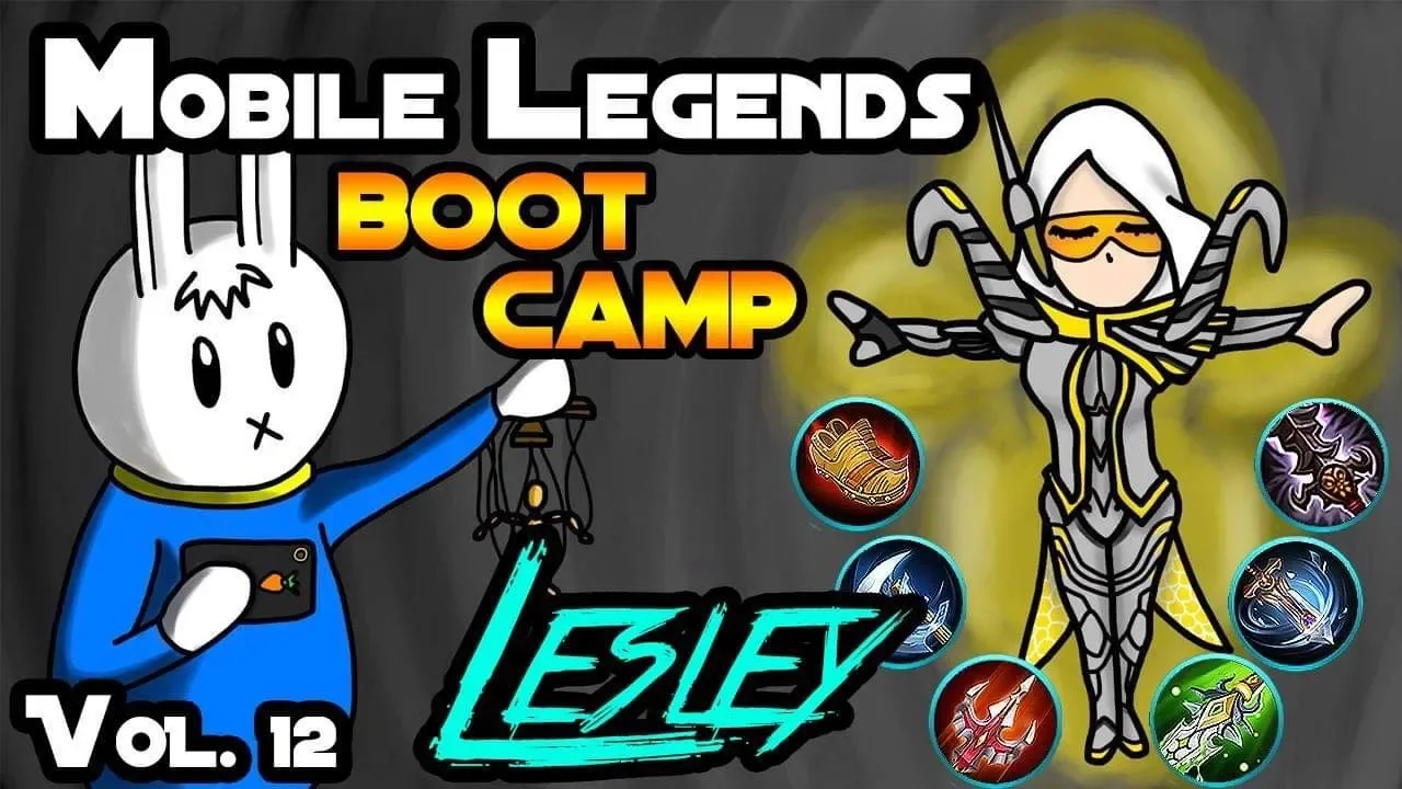 LESLEY - TIPS, ITEMS, SPELL, EMBLEMS, TRICKS, AND GUIDE - MGL MOBILE LEGENDS BOOT CAMP VOLUME 12