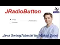 Java Swing tutorial JRadioButton in Java Swing
