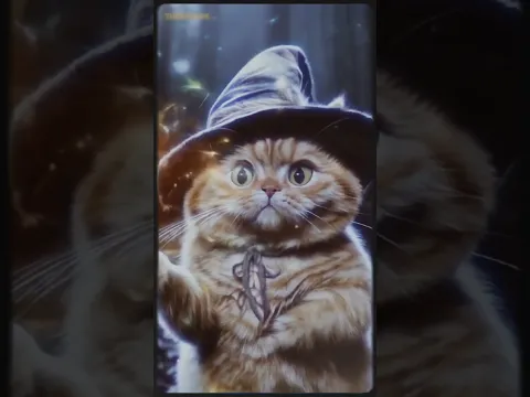 Cute Wizard Cat #meme #funny #cute