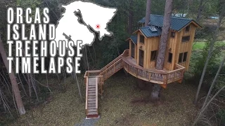 Treehouse Timelapse On Orcas Island 