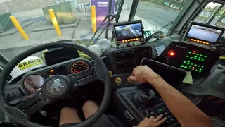 How Garbage Trucks Work Driving a Front Loader Garbage Truck