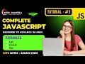 Part 3 Variables let const var Complete JavaScript Course