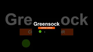 Custom cursor with GSAP HTML and CSS