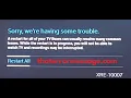 XRE-10007 error