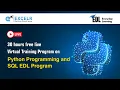 Python Programming and SQL EDL Program Day 2 ExcelR