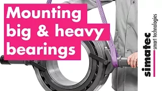 Nagy méretű csapágy szerelése Simatec eszközökkel