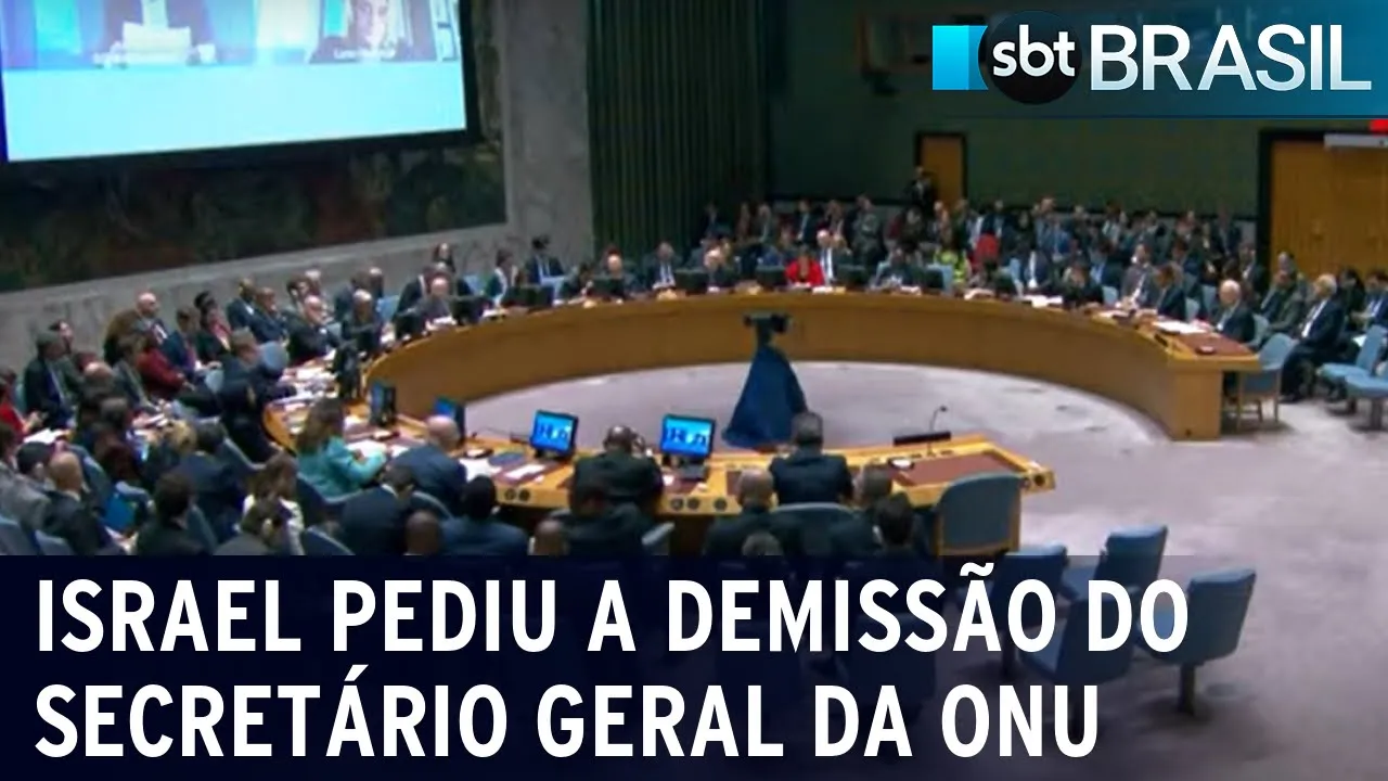 Guerra é pauta do Conselho de Segurança da ONU | SBT Brasil (24/10/23)