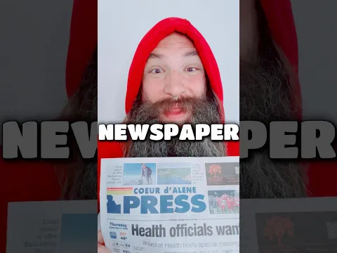 Have YOU Seen the Newspaper? 🗞️🤷‍♂️🗞️ #newspaper #frontpage #coeurdalene #idaho #northidaho #news