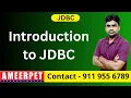 JDBC Introduction Ameerpet Technologies By Srinivas