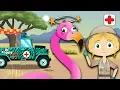 Download Lagu Dr Poppy Helps Uma The Flamingo \u0026 More Animals For Kids | Toddler Fun Learning | Animal Videos