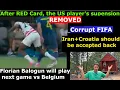 FIFA favors Sponsors at World Cup Red Card suspension removed for US player Mexico vs England