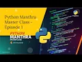 Python Manthra - Master Class by KD Jayakody
