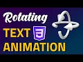 CSS Text Rotate Animation css text animation Ashutosh Python