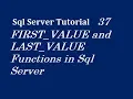 FIRST - VALUE and LAST