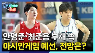 [스포츠스포츠] 남자농구 아시안게임 예선 전망은? | KBS 260908 방송