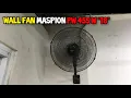 Lagu Wall Fan Maspion PW 455 W 18 Inch Power Fan | Kipas Angin Maspion PW 455 W - Funtazi Channel