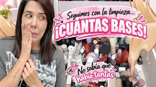 Limpieza de BASES saco más del 40% 😱 ORGANIZANDO mi BEAUTY ROOM ......