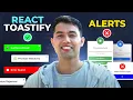 Integrating React Toastify for Dynamic Alerts in React Apps Mern Series in Hindi