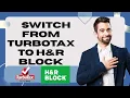 How to switch from TurboTax to H R Block 2025 l SM Tech