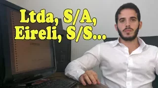 Qual a diferença de Ltda, S/A, Eireli, Sociedade Simples e MEI?