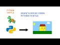 Draw a house using python turtle