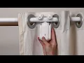 How to install SwitchBot Curtain Rod 2 on Grommet Curtains