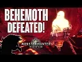 Monster Hunter World Behemoth DEFEATED Divine Slasher Longsword Build