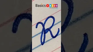 Capital Cursive letter R Capital Letter R Cursive Handwriting Cursive Writing Basics4Kids