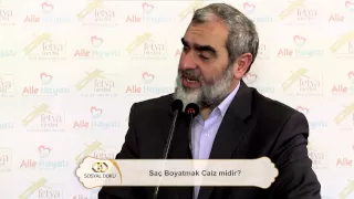 Saç boyatmak caiz midir?