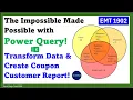 Download Lagu Power Query \u0026 M Code to Transform Data \u0026 Create Final Marketing Customer Coupon Report. EMT 1902