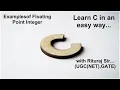 C programming lecture 8 Example of floating point arithmetic