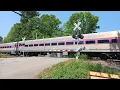 MBTA Commuter Rail Crossing Fisher Street Franklin MA