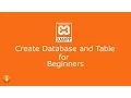 Xampp Create Database and Table and uses Tutorial 2