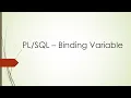- Binding Variable