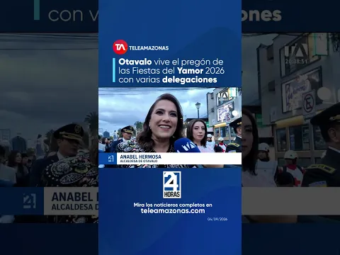 Otavalo celebra el pregón de las Fiestas del Yamor 2026