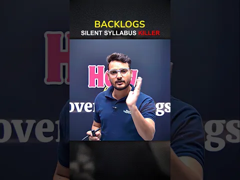 Backlog Ka Matlab Hai Tension Hi Tension Kuldeep Sir - Physics video for Grade 11