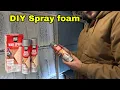 DIY Wide Spray Foam Arrow Metal Shed
