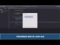Java GUI Tutorial - Creating A Progress Bar In Java GUI Using JProgressBar Class