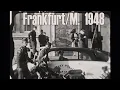Frankfurt/M. 1948 - US Army  - Hochseiltanz über den Trümmern - Wiesbaden - Rüdesheim