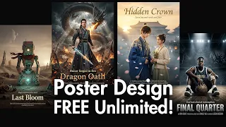 How to Create UNLIMITED Poster Design Fast, Easy and Free