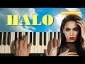 Beyonce - Halo Piano Tutorial Lesson