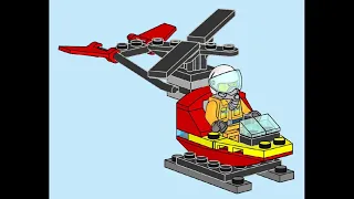 LEGO Instructions | City | 952301 | Fire Helicopter | Fire | Magazine Gift