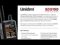 Uniden SDS150 Specs and Features