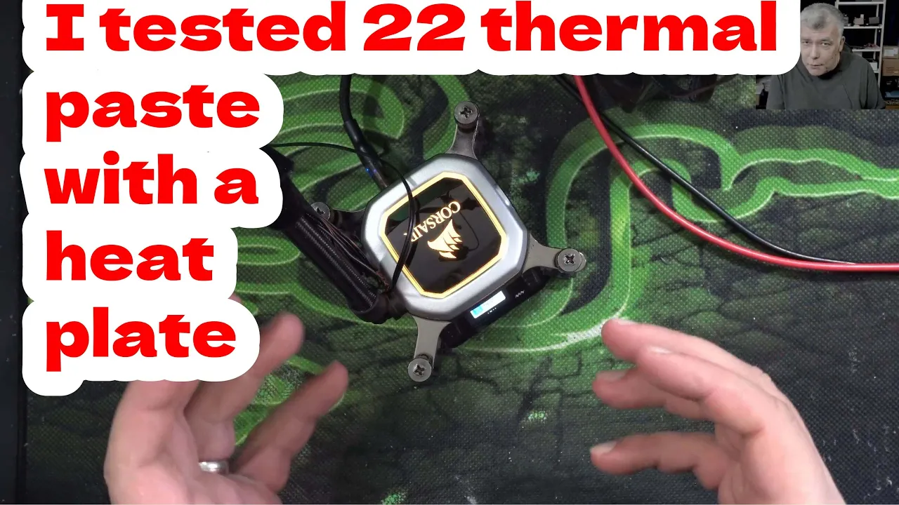 Thermal paste benchmark with a heat plate - 22 tested !