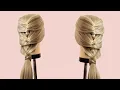 Easy Fake Fishtail Braid Hairstyle With Using Pen Hack