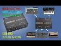 DOREMiDi Newest Product Support MIDI Routing Filtering Merging Splitting HUB-3 Pro
