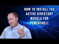 How to install the Active Directory Module for PowerShell on Windows 11